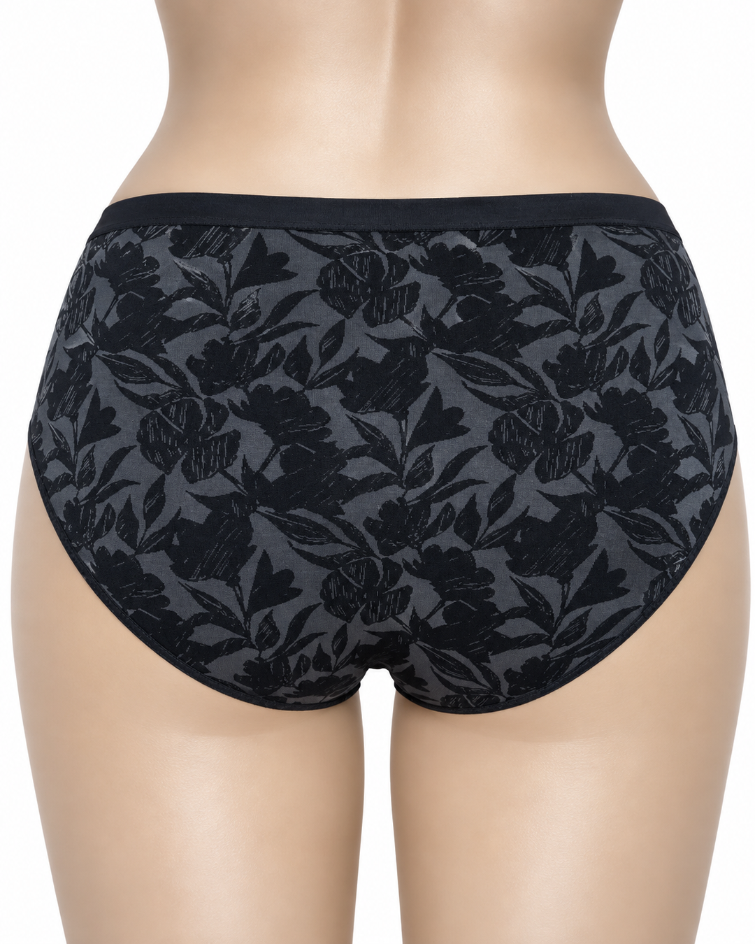 Culotte haute microfibre noir 32097