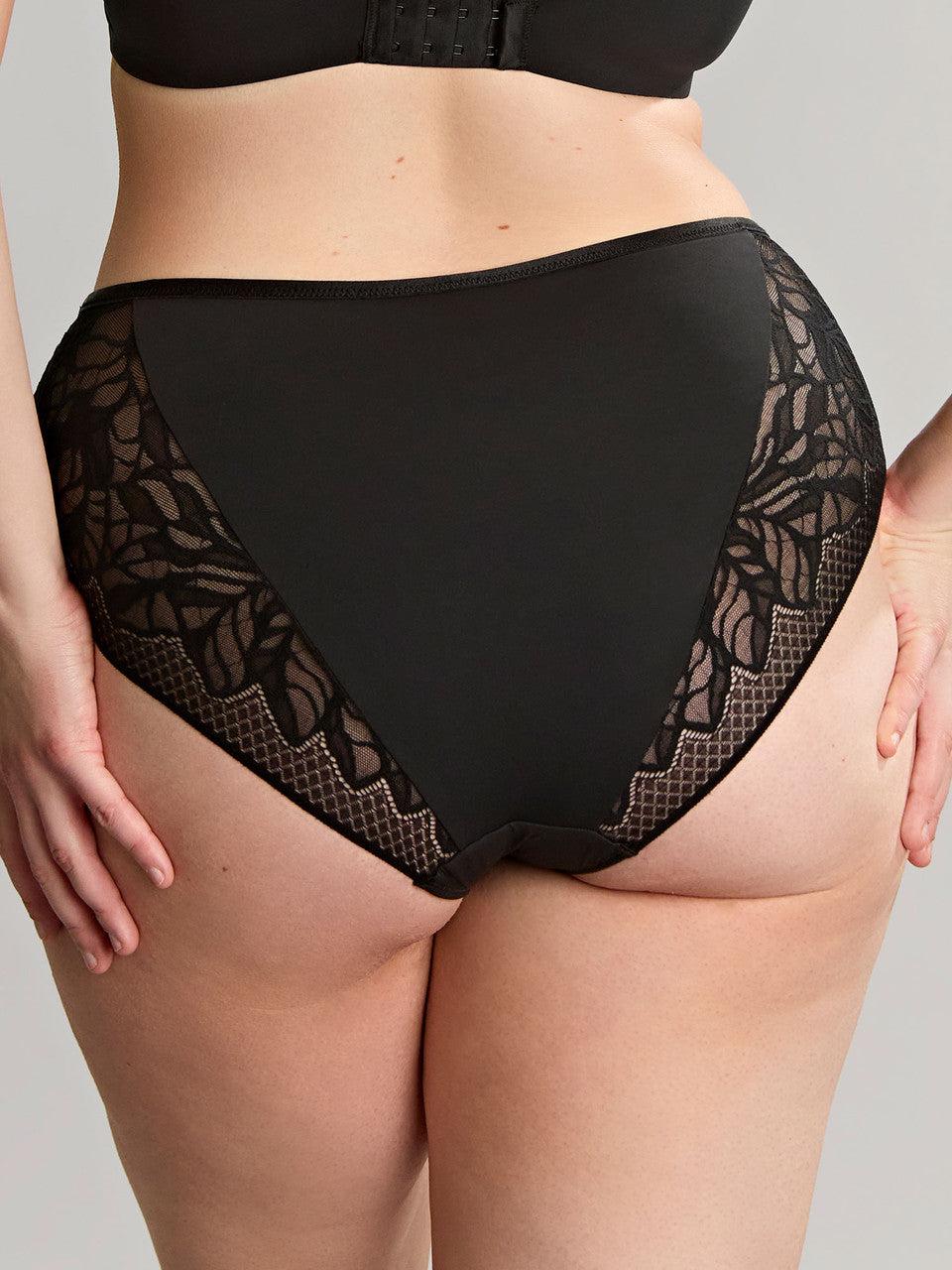 Culotte haute noir Sophia Deep