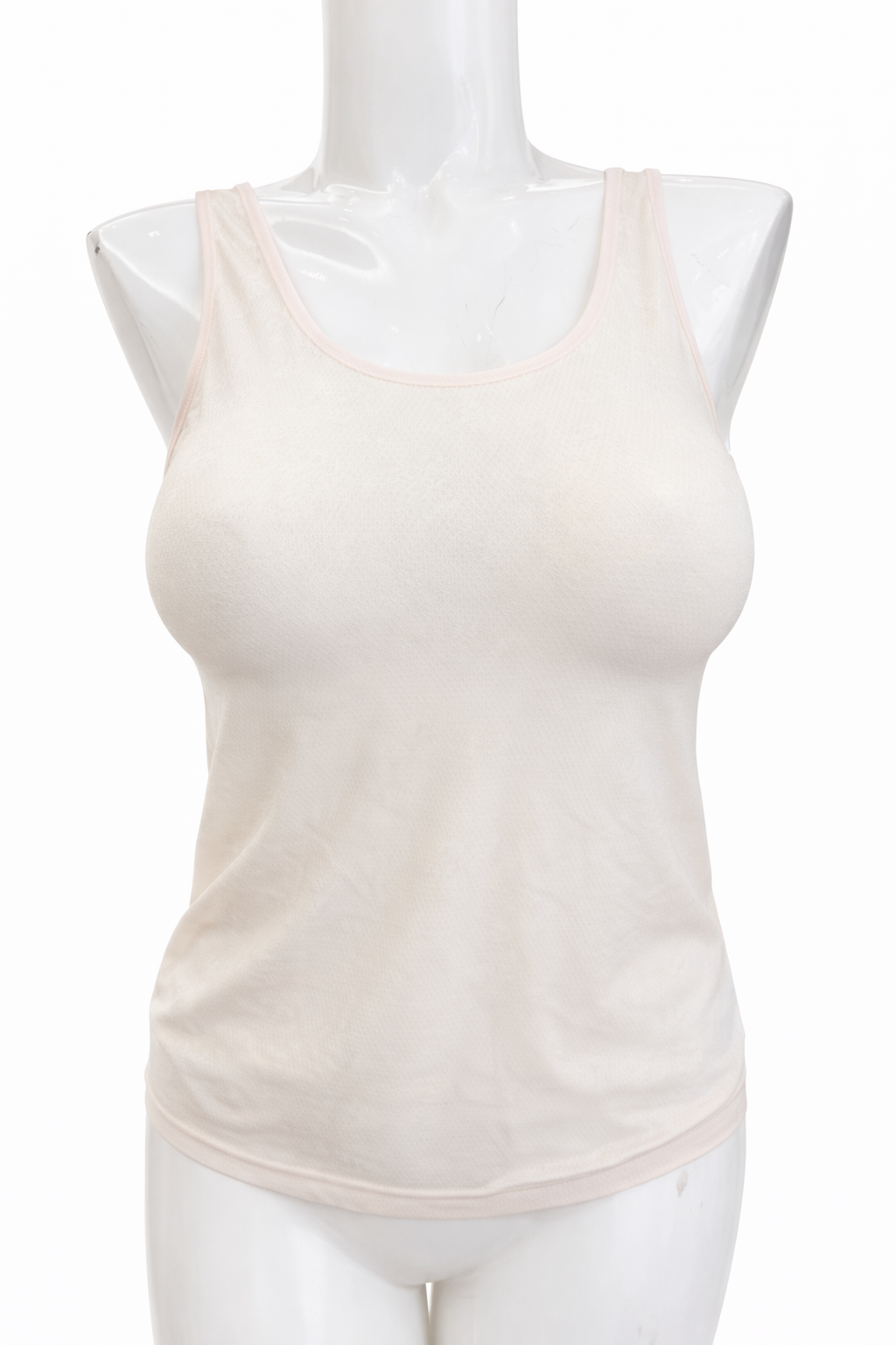 Top larges bretelles microfibre – Rose poudré