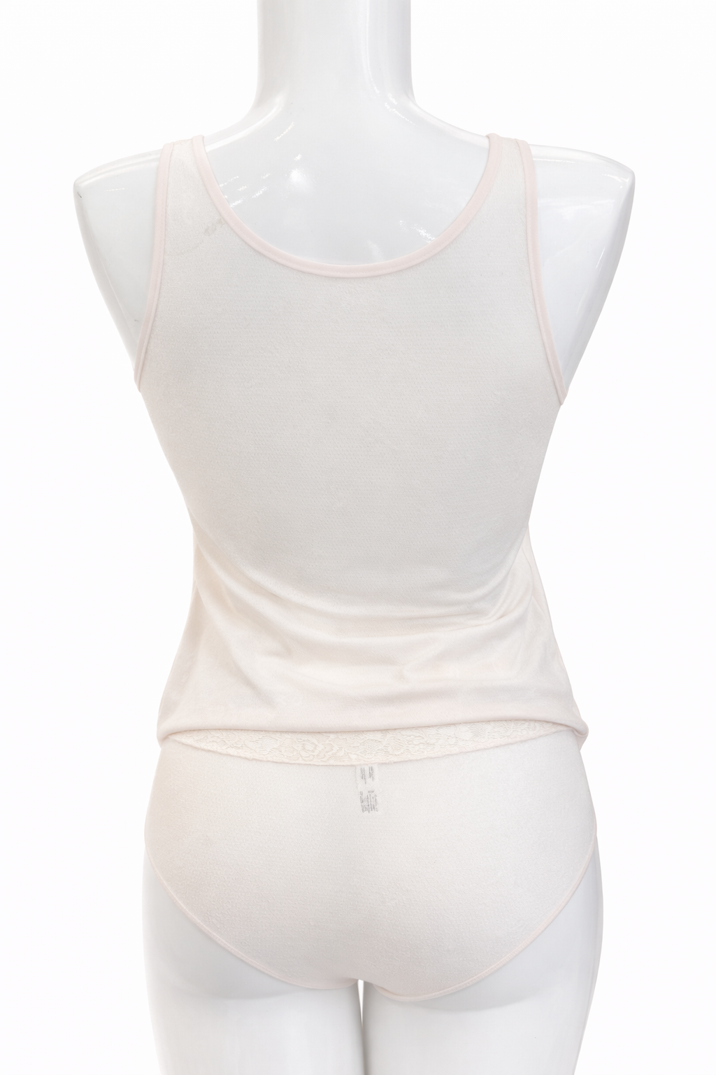Top larges bretelles microfibre – Rose poudré