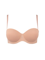 Soutien gorge bandeau coque  Culte Beauté nude B/C