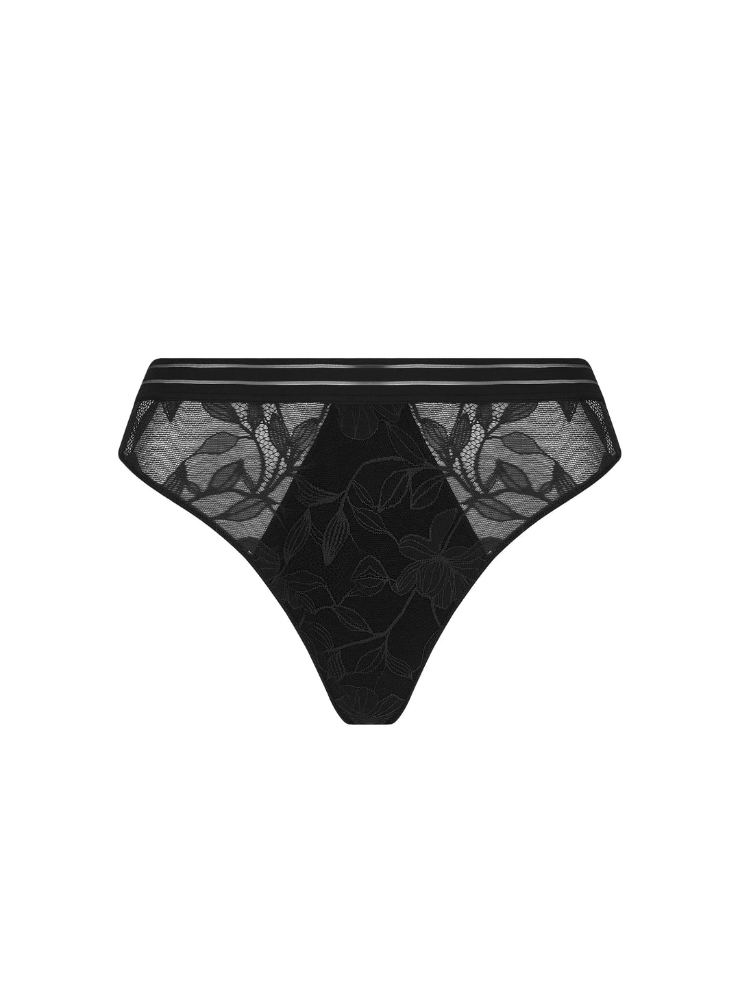 String noir Dentelle Rebelle