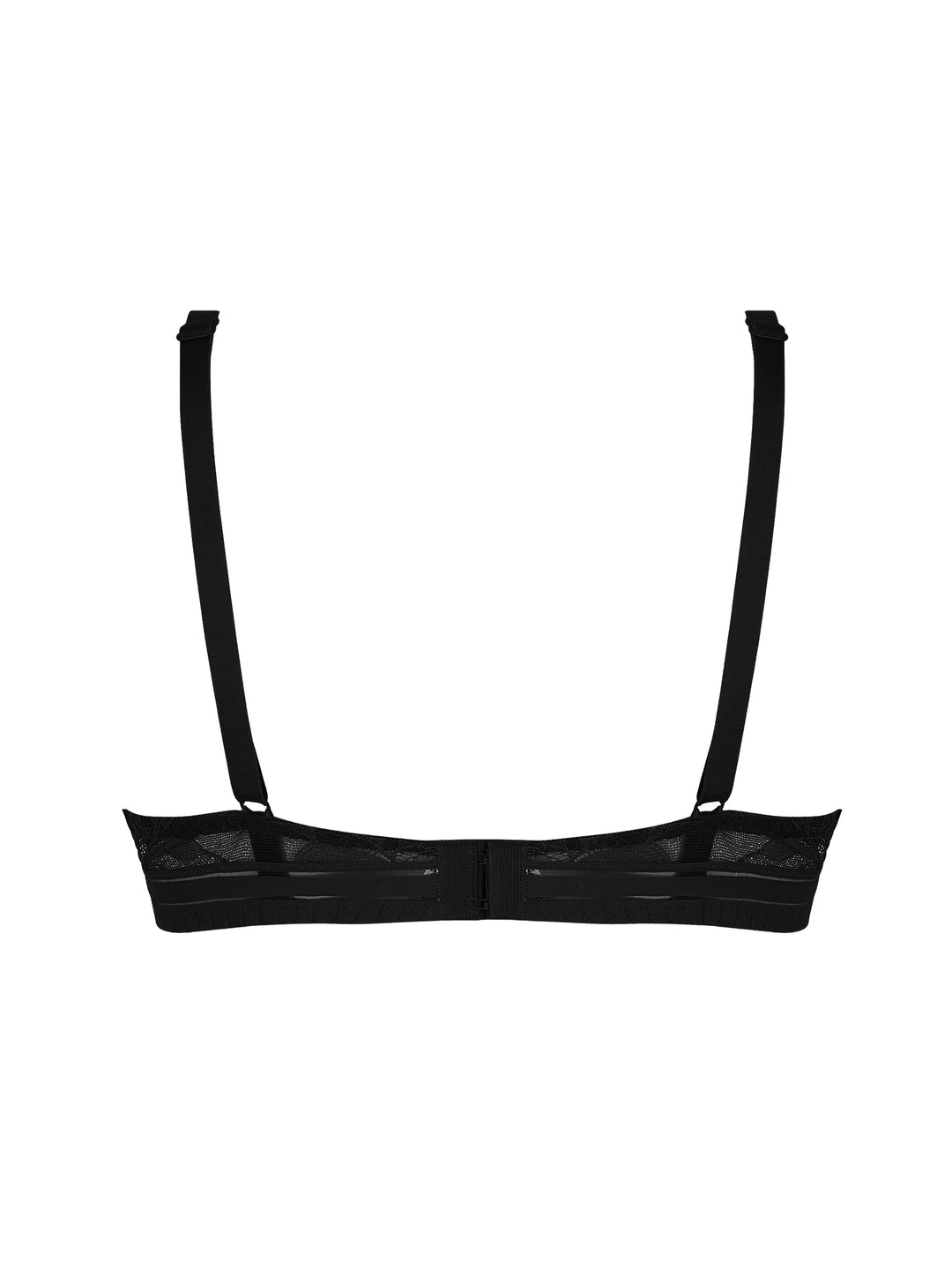 Soutien gorge emboitant noir Dentelle Rebelle