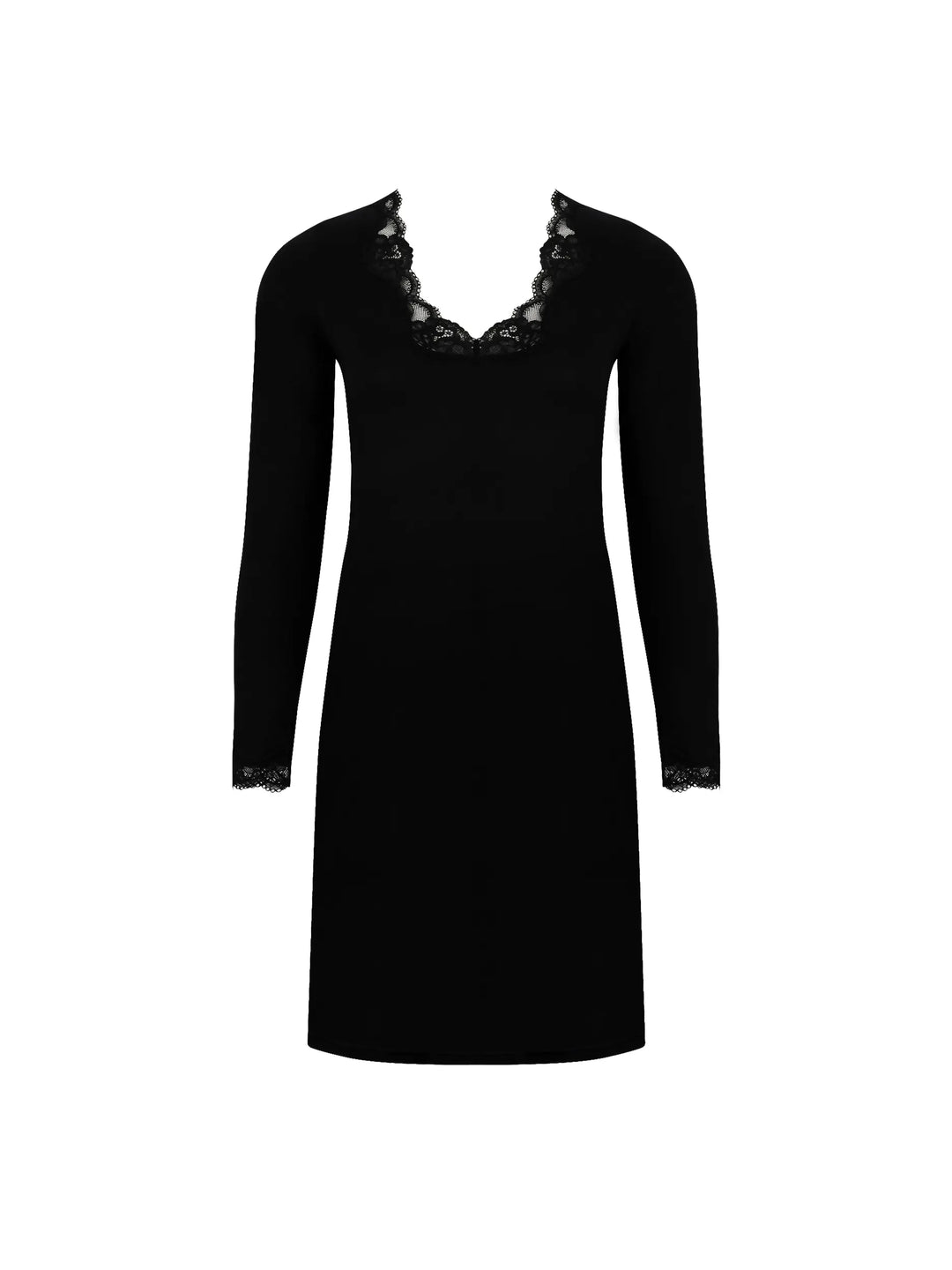 Chemise de nuit manche longue Simply perfect NOIR