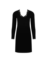 Chemise de nuit manche longue Simply perfect NOIR