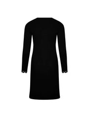 Chemise de nuit manche longue Simply perfect NOIR