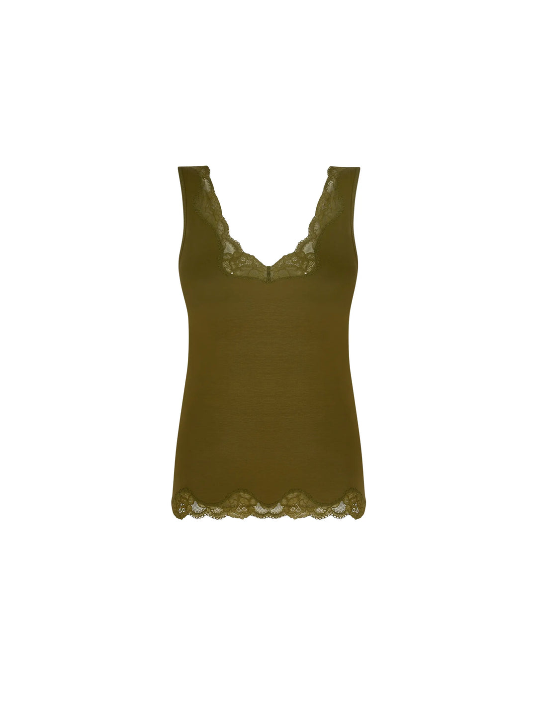 Tee-shirt sans manche SIMPLY PERFECT vert mousse