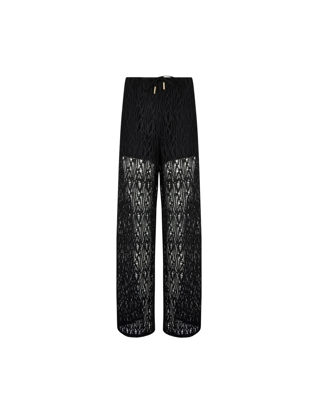 Pantalon crochet noir L&