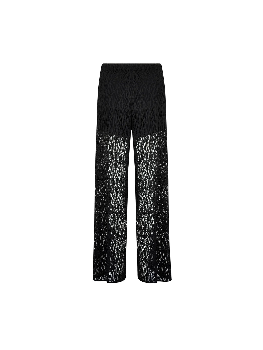 Pantalon crochet noir L&