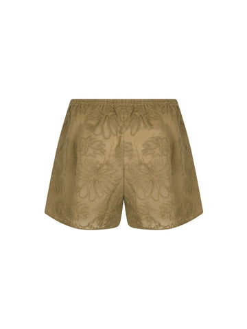 Tenue plage short coton La bohème Antigel Kaki