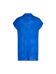 Chemise longue coton La bohème Antigel Bleu