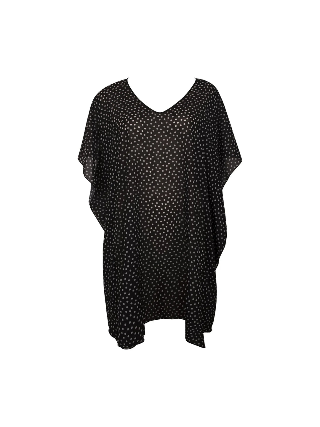 Poncho plage La muse dolce vita noir