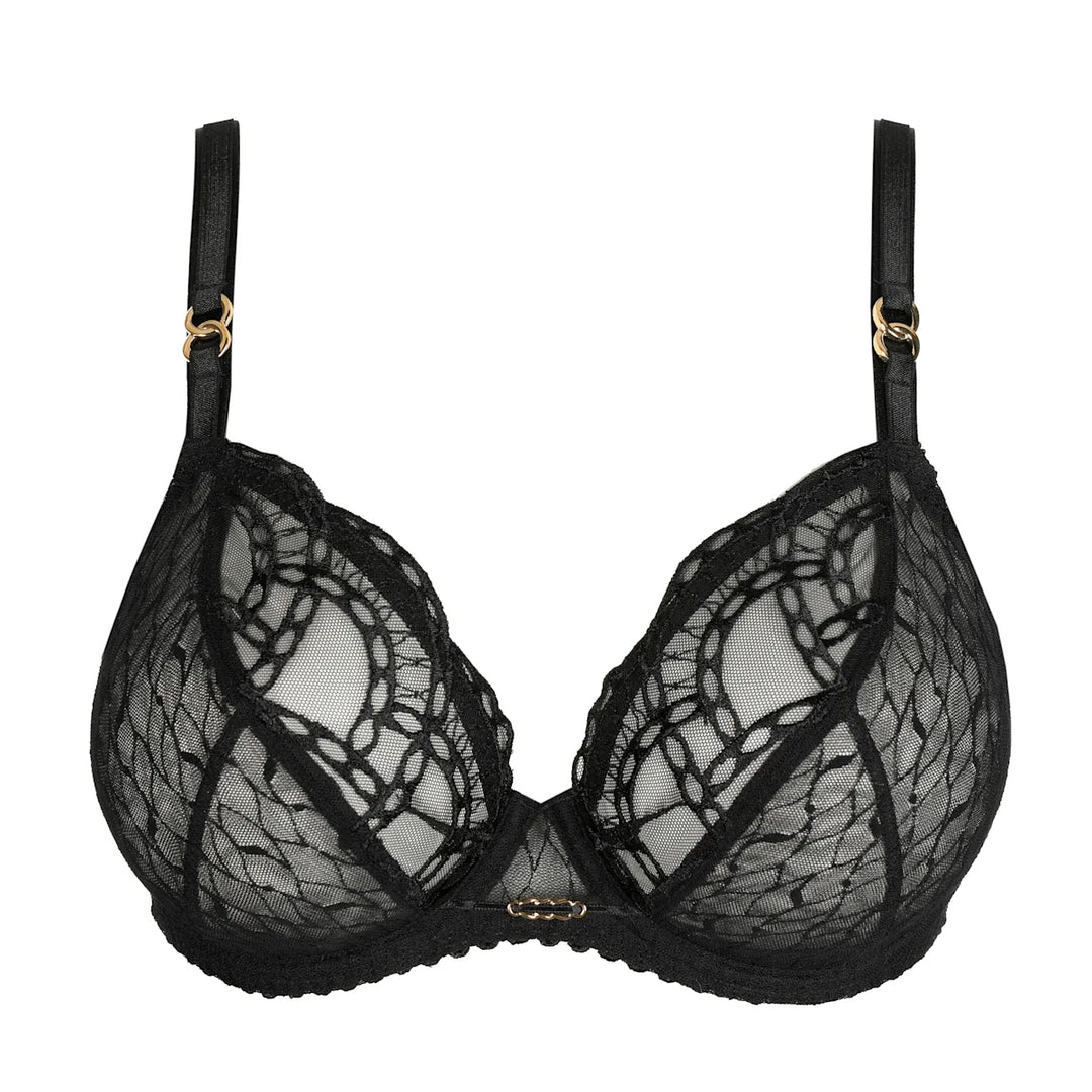Soutien-gorge déccolleté plongeant Naica noir