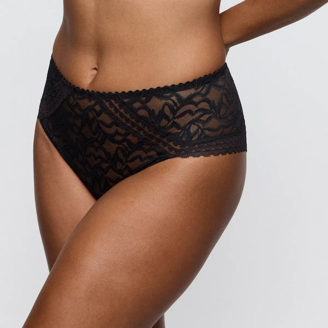 Slip haut noir Miyara