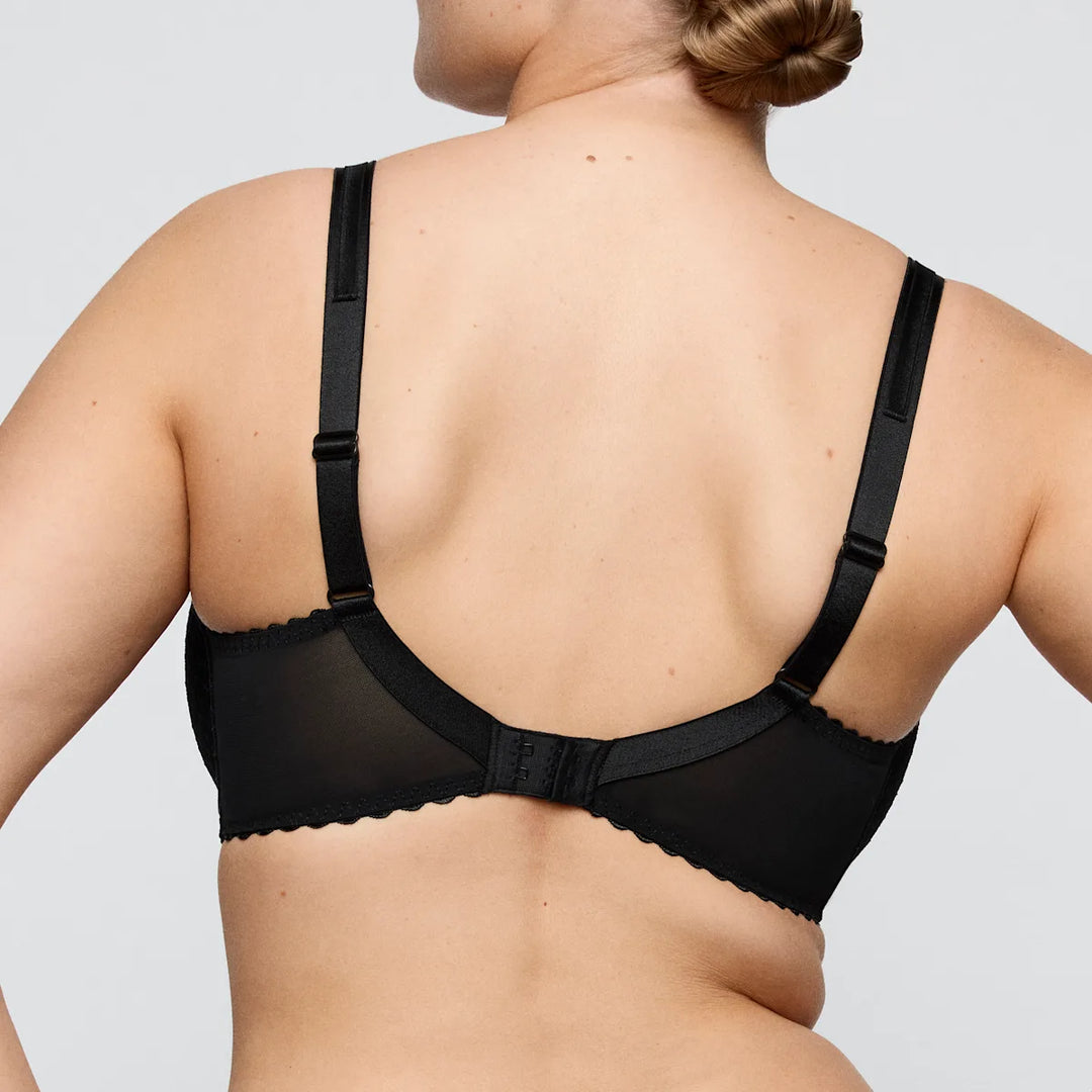 Soutien-gorge demie mousse plongeant noir Jokko