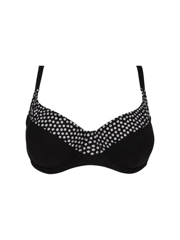 Haut de maillot de bain noir La Muse Dolce vita