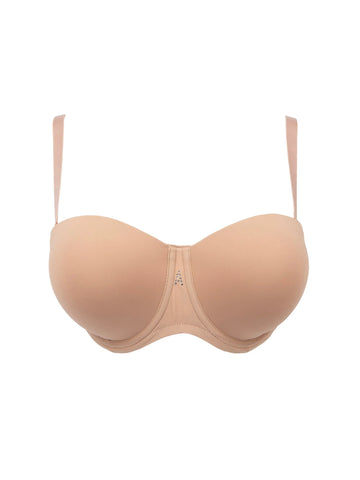 Soutien gorge bandeau coque  Culte Beauté nude