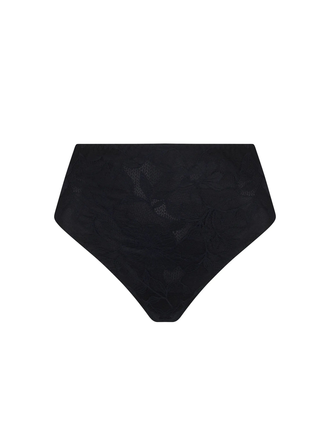 Slip haut Dentelle Rebelle noir