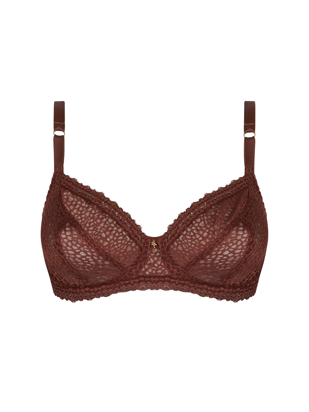 Soutien gorge corbeille Exquise en Dentelle Cappuccino