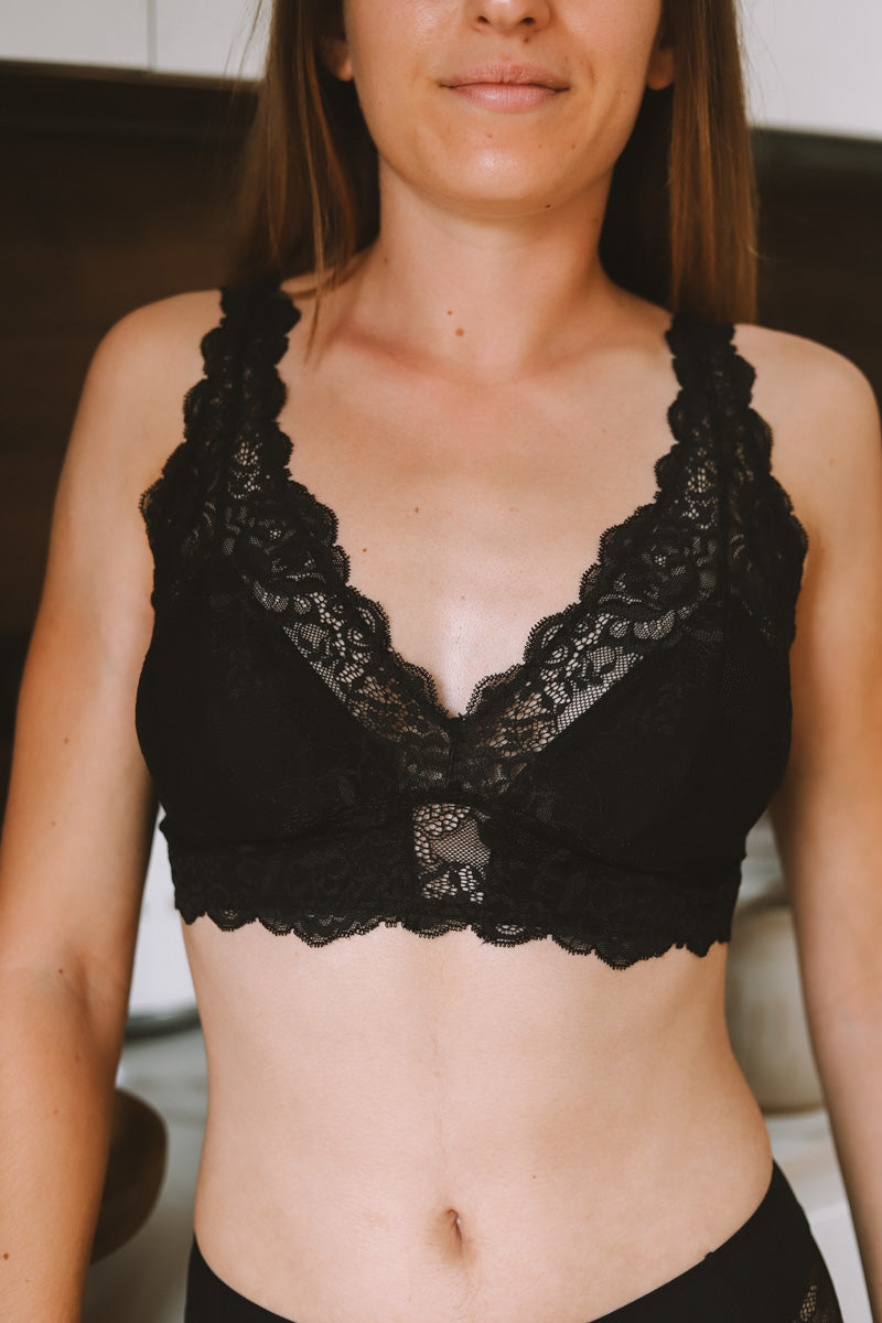 Soutien-gorge sans armature Greta noir
