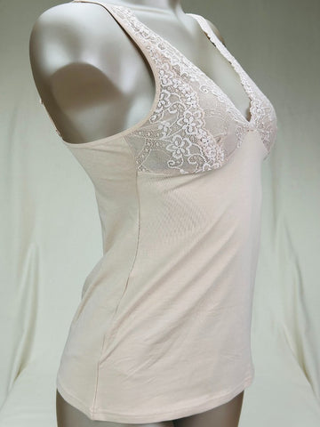 Top soutien-gorge coton Esencial nude