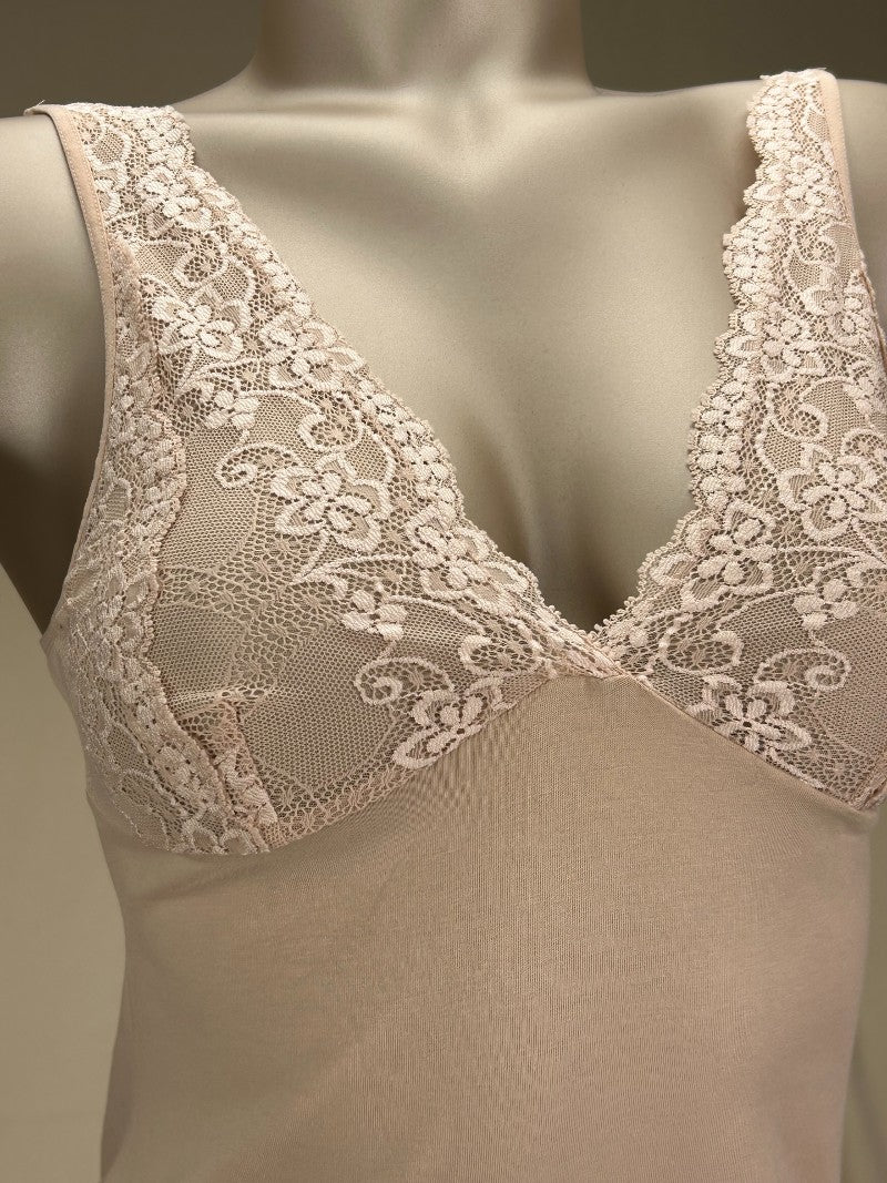Top soutien-gorge coton Esencial nude