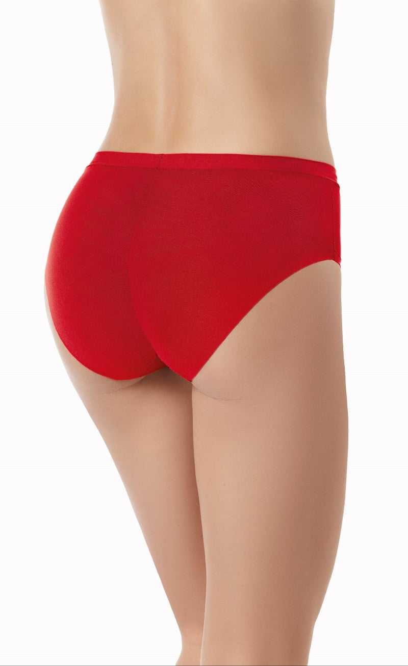 Slip haut aute Invisible Sans Couture Flexi Adapt rouge