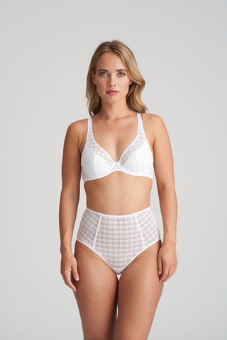 Soutien-gorge demi mousse plongeant blanc Jereme