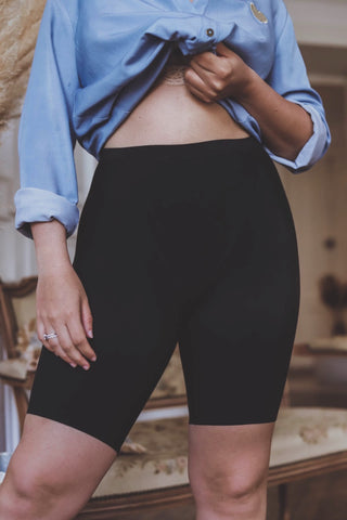 Culotte panty gainant coton Skin Noir