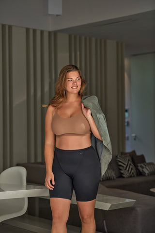 Panty ventre plat Perfect curves noir