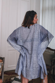 Poncho de plage Bleu jeans