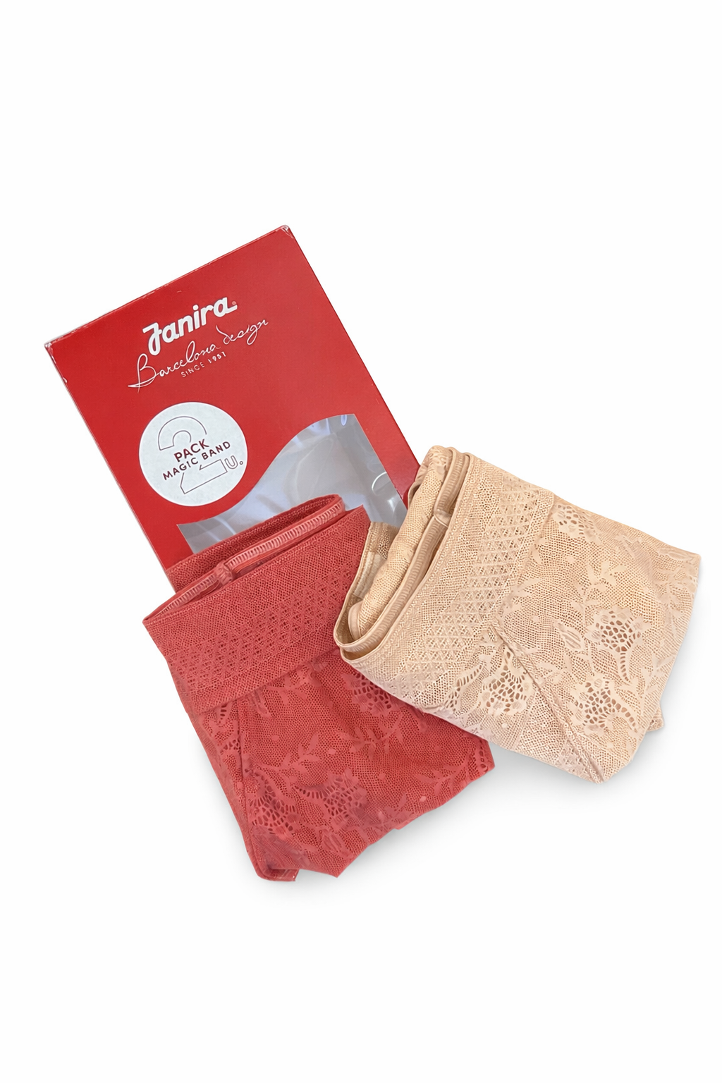 DUO Culotte Haute Magic Band  – Offre Duo 55€ (Ginger &amp; Nude)
