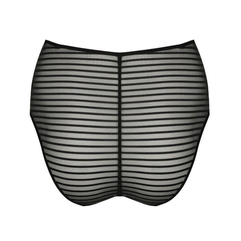 Slip taille haute noir Basyl