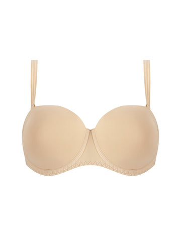 Soutien-gorge coque sans bretelle New apesanteur Skin rose