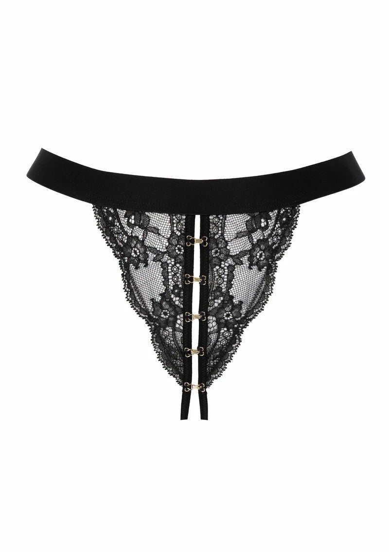 Tanga noir Evasion Sensuelle