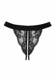Tanga noir Evasion Sensuelle