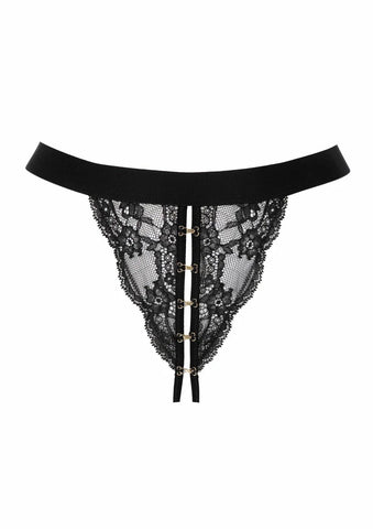 Tanga noir Evasion Sensuelle