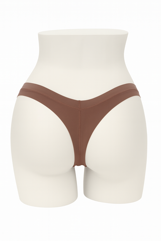 Tanga invisible sans couture Flexie adapt Argile