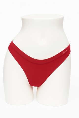 Tanga invisible sans couture Flexie adapt rouge