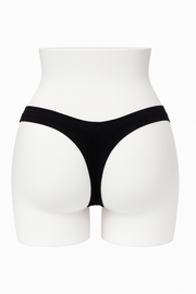 Tanga invisible sans couture Flexie adapt Noir