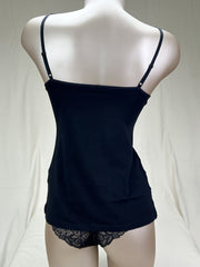 Débardeur coton soutien-gorge Esencial Noir