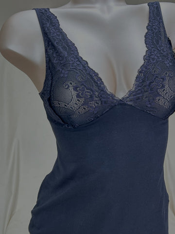 Débardeur coton soutien-gorge Esencial Noir