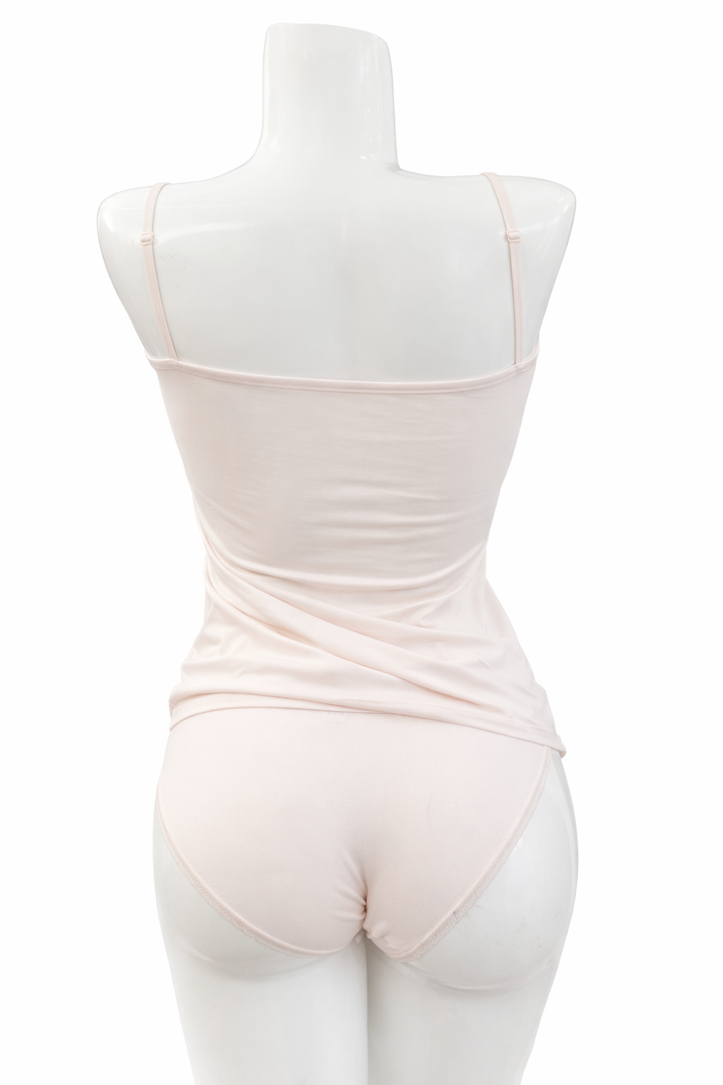 Top fines bretelles microfibre – rose poudré