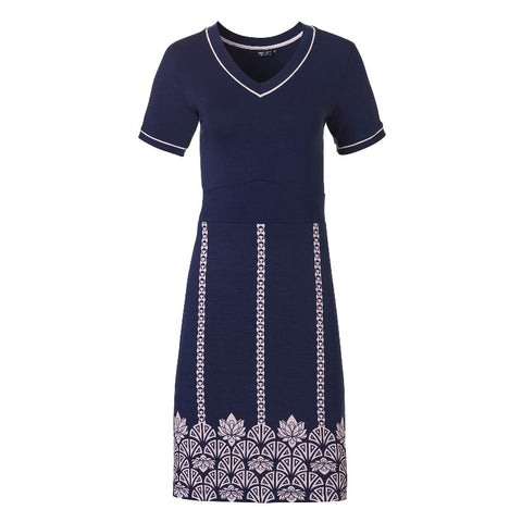 Chemise de nuit bleu marine