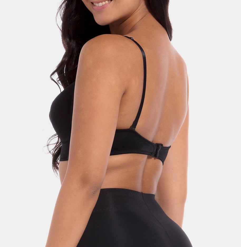 Soutien-gorge V-BRA décolleté profond noir