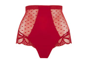 Slip haut rétro stricto sensuelle Rouge