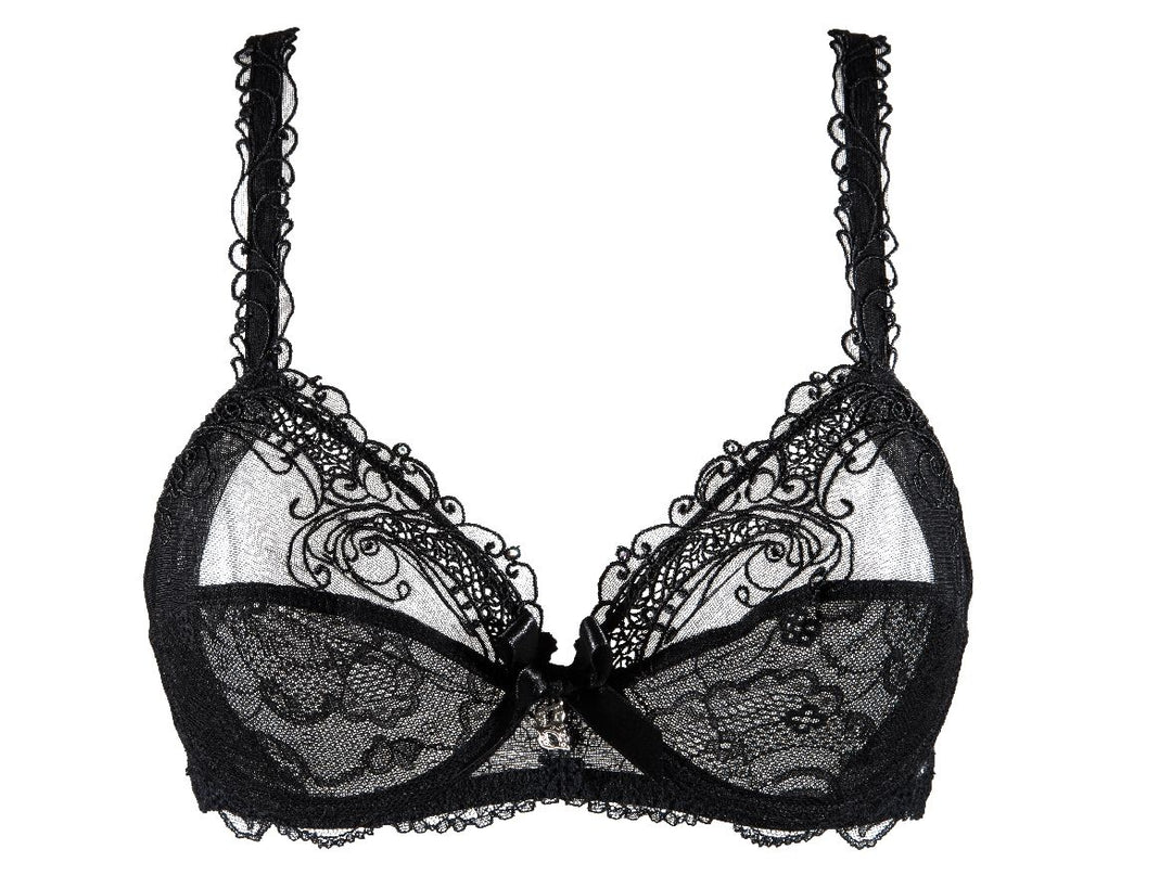 Soutien-gorge emboitant Soir de Venise noir