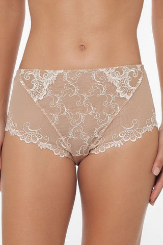 Slip haut GUIPURE CHARMING Ambre-nacre