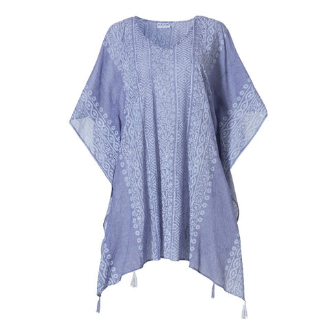 Poncho de plage Bleu jeans