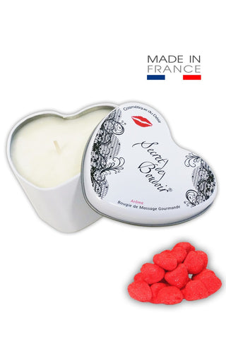 Bougie de massage gourmande